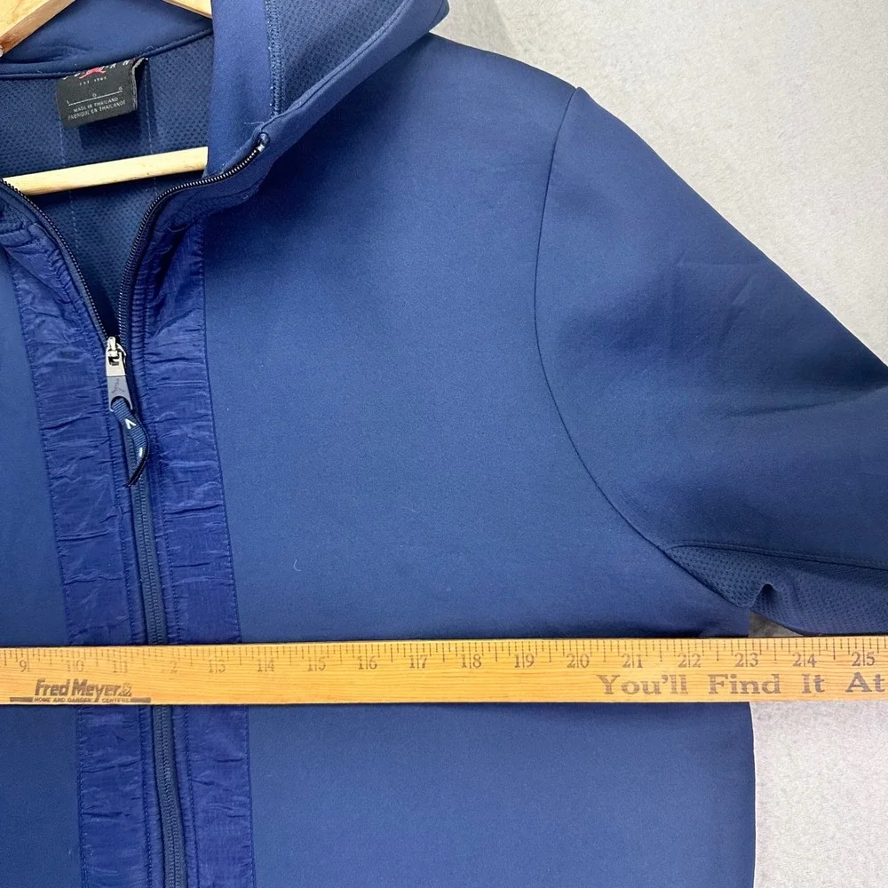 Jordan‎ Full-Zip Training Hoodie Mens Large Navy Lightweight Fleece Game Jacket